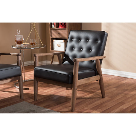Modern European furniture - Button Tufted Lounge Chair - www.oroa.com