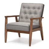 Modern European furniture - Button Tufted Lounge Chair - www.oroa.com