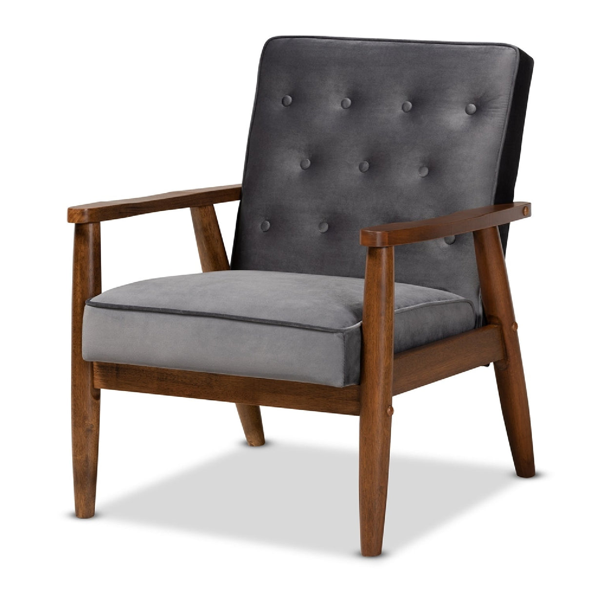 Button Tufted Lounge Chair | Bali Loom Sorrento | Oroa.com