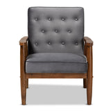Modern European furniture - Button Tufted Lounge Chair - www.oroa.com
