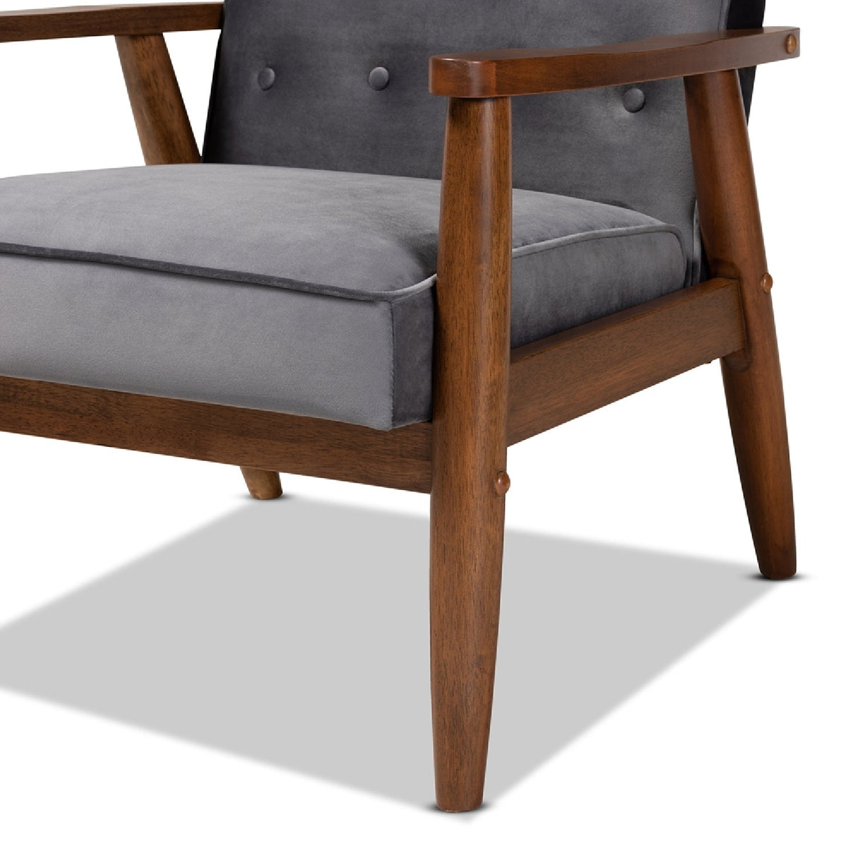 Button Tufted Lounge Chair | Bali Loom Sorrento | Oroa.com