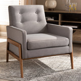 Modern European furniture - Button Tufted Back Lounge Chair - www.oroa.com