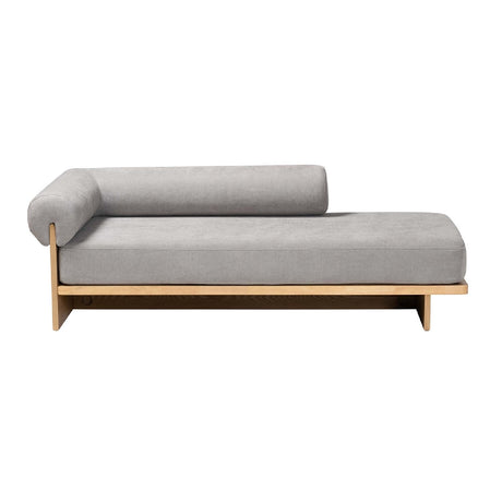 Modern European furniture - Gray Left-Arm Chaise Lounge - www.oroa.com