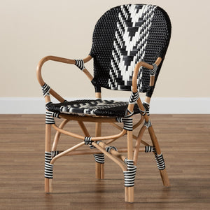 Modern European furniture - Two Toned Weaving Dining Chair - www.oroa.com