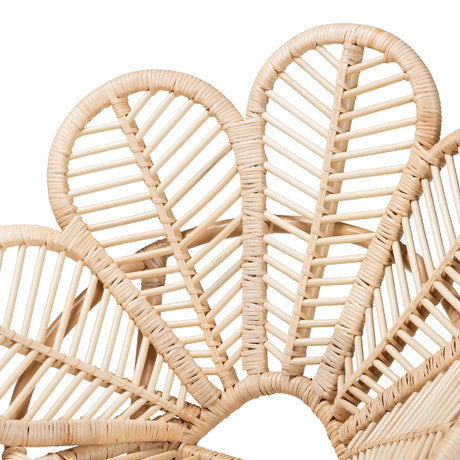 Modern European furniture - Flower Inspired Rattan Accent Chair - www.oroa.com