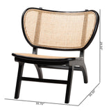 Modern European furniture - Black Mahogany Accent Chair - www.oroa.com