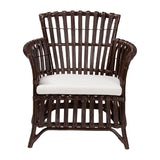 Modern European furniture - Dark Brown Bohemian Accent Chair - www.oroa.com