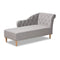 Modern European furniture - Scroll Back Tufted Chaise Lounge - www.oroa.com