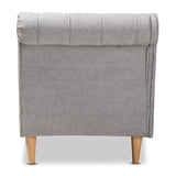Modern European furniture - Scroll Back Tufted Chaise Lounge - www.oroa.com