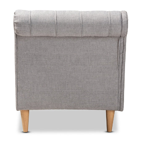 Modern European furniture - Scroll Back Tufted Chaise Lounge - www.oroa.com