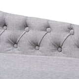 Modern European furniture - Tufted Fabric Chaise Lounge - www.oroa.com