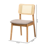Modern European furniture - Woven Rattan Back Dining Chairs 2 - www.oroa.com