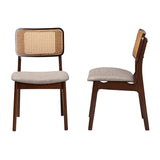 Modern European furniture - Woven Rattan Back Dining Chairs 2 - www.oroa.com