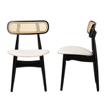 Modern European furniture - Black Wooden Dining Chairs 2 - www.oroa.com