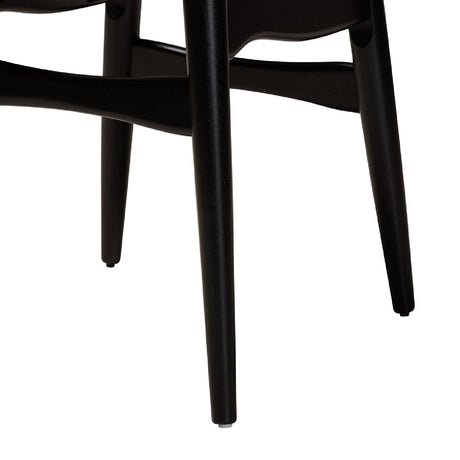 Modern European furniture - Black Wooden Dining Chairs 2 - www.oroa.com