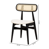 Modern European furniture - Black Wooden Dining Chairs 2 - www.oroa.com