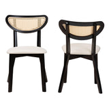 Modern European furniture - Crescent Rattan Back Dining Chairs 2 - www.oroa.com
