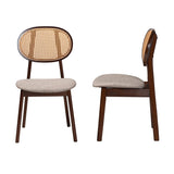 Modern European furniture - Mid Century Padded Wooden Dining Chairs 2 - www.oroa.com