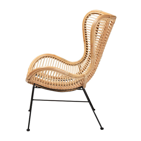 Modern European furniture - Rattan Bohemian Accent Chair - www.oroa.com