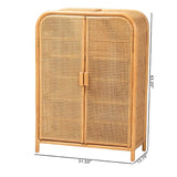 Modern European furniture - Rattan Bohemian Storage Cabinet - www.oroa.com