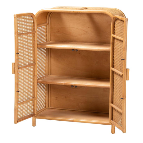 Modern European furniture - Rattan Bohemian Storage Cabinet - www.oroa.com
