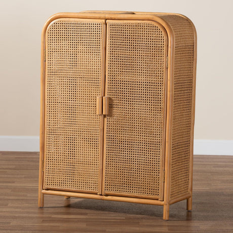 Modern European furniture - Rattan Bohemian Storage Cabinet - www.oroa.com