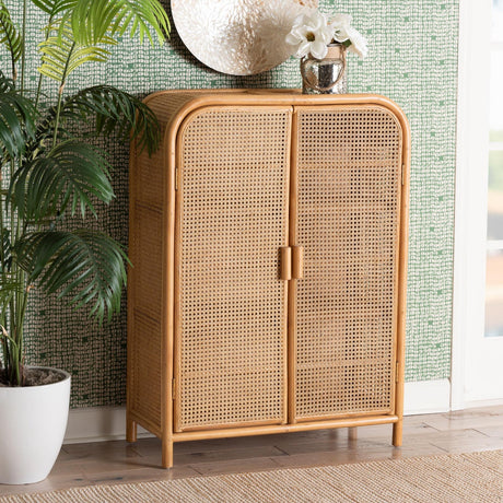 Modern European furniture - Rattan Bohemian Storage Cabinet - www.oroa.com