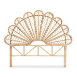 Modern European furniture - Rattan Rods Queen Size Headboard - www.oroa.com