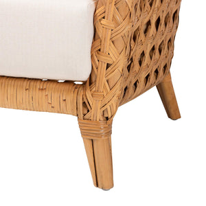 Modern European furniture - Diamond Weave Rattan Accent Chair - www.oroa.com