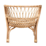 Modern European furniture - Rattan Openwork Accent Chair - www.oroa.com