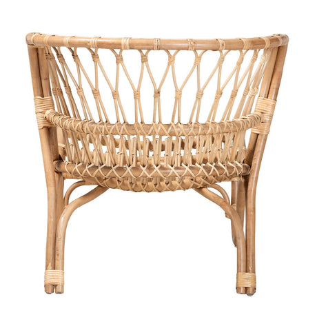 Modern European furniture - Rattan Openwork Accent Chair - www.oroa.com