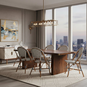 Modern European furniture - Two Toned Weaving Indoor Outdoor Bistro Chair - www.oroa.com