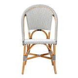 Contract furniture - White Weaving Indoor Outdoor Bistro Chair - www.oroatrade.com