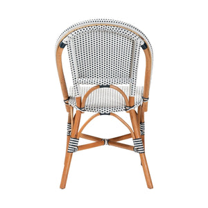 Modern European furniture - Two Toned Weaving Indoor Outdoor Bistro Chair - www.oroa.com