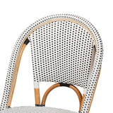 Contract furniture - White Weaving Indoor Outdoor Bistro Chair - www.oroatrade.com