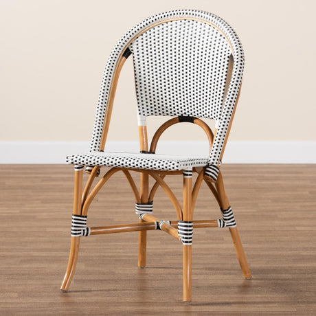 Contract furniture - White Weaving Indoor Outdoor Bistro Chair - www.oroatrade.com