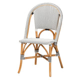 Contract furniture - White Weaving Indoor Outdoor Bistro Chair - www.oroatrade.com