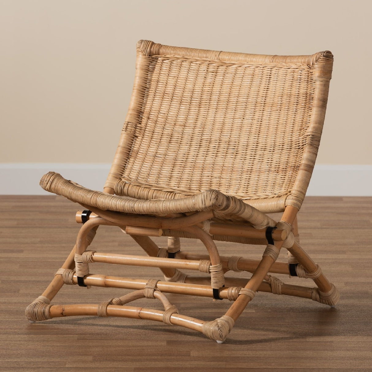 Modern European furniture - Natural Rattan Foldable Lounge Chair - www.oroa.com