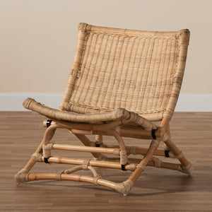 Modern European furniture - Natural Rattan Foldable Lounge Chair - www.oroa.com