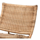 Modern European furniture - Natural Rattan Foldable Lounge Chair - www.oroa.com