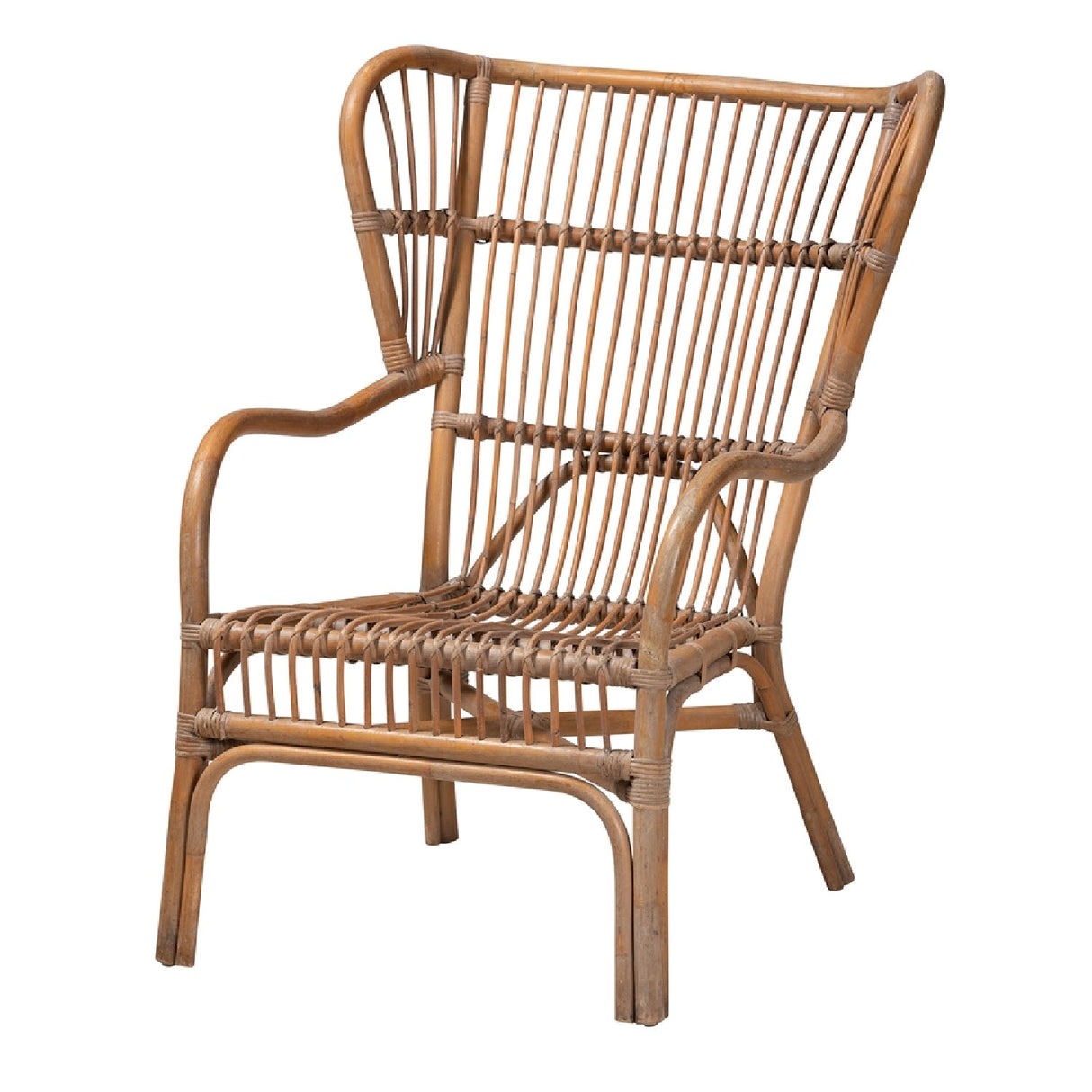 Modern European furniture - Rattan Rods Antique Lounge Chair - www.oroa.com