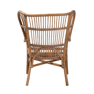 Modern European furniture - Rattan Rods Antique Lounge Chair - www.oroa.com