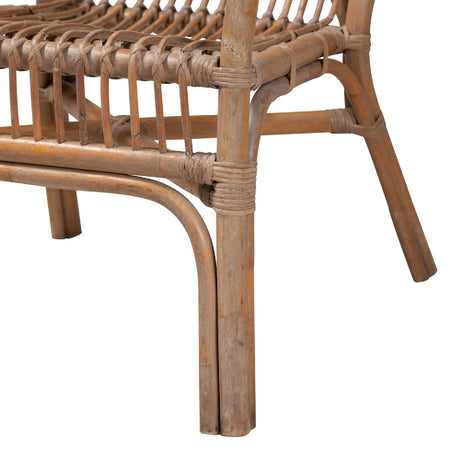 Modern European furniture - Rattan Rods Antique Lounge Chair - www.oroa.com