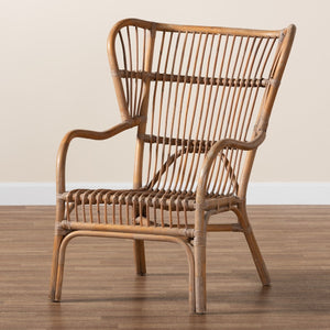 Modern European furniture - Rattan Rods Antique Lounge Chair - www.oroa.com