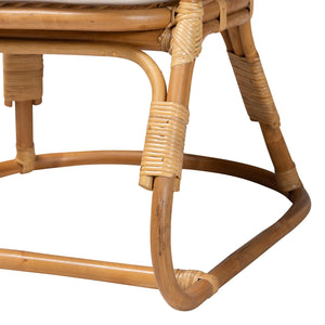 Modern European furniture - Cane Webbing Padded Accent Chair - www.oroa.com