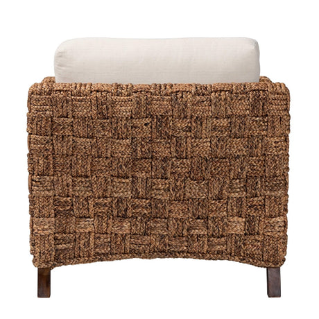Modern European furniture - Woven Seagrass Bohemian Lounge Chair - www.oroa.com