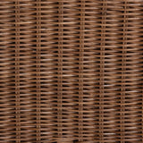 Modern European furniture - Scalloped Skirt Rattan Lounge Chair - www.oroa.com