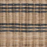 Modern European furniture - Striped Rattan Curved Accent Chair - www.oroa.com