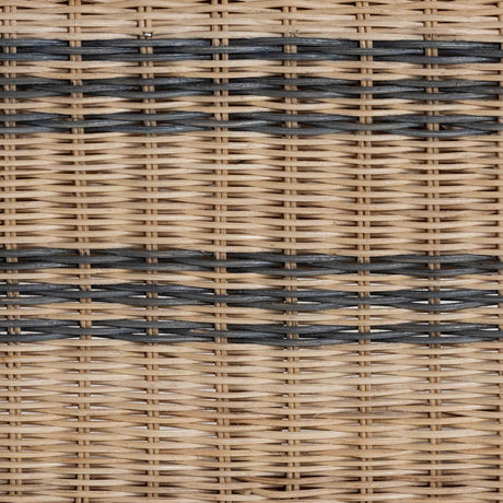 Modern European furniture - Striped Rattan Curved Accent Chair - www.oroa.com