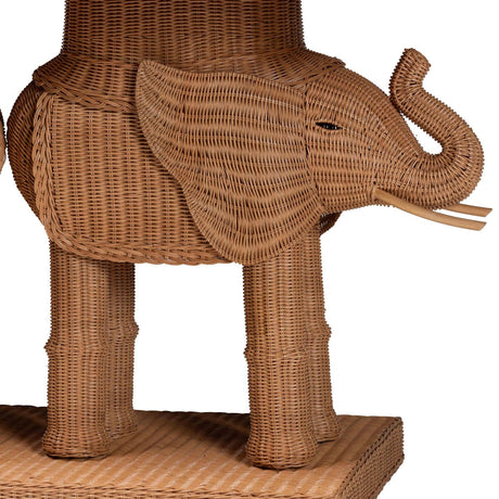 Modern European furniture - Rattan Elephant Console Table - www.oroa.com